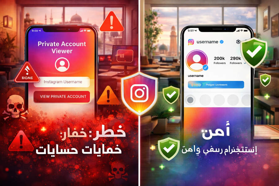 عارض الحساب الخاص على انستقرام: الحقيقة الكاملة عن الاحتيال【2026】